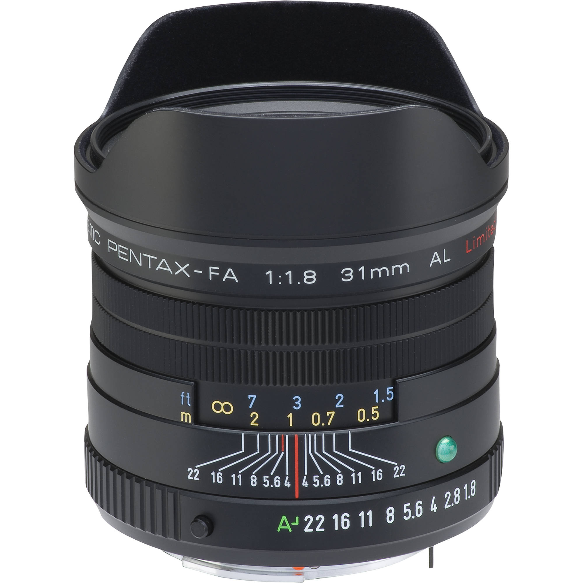 Pentaxs smcP FA 31mm f/1.8 Limited Lens (Black)