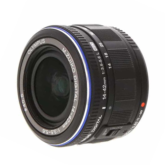 14-42mm Olympus Digital Lens f⁄3.5-5.6 ED EZ R II Black Zuiko Four