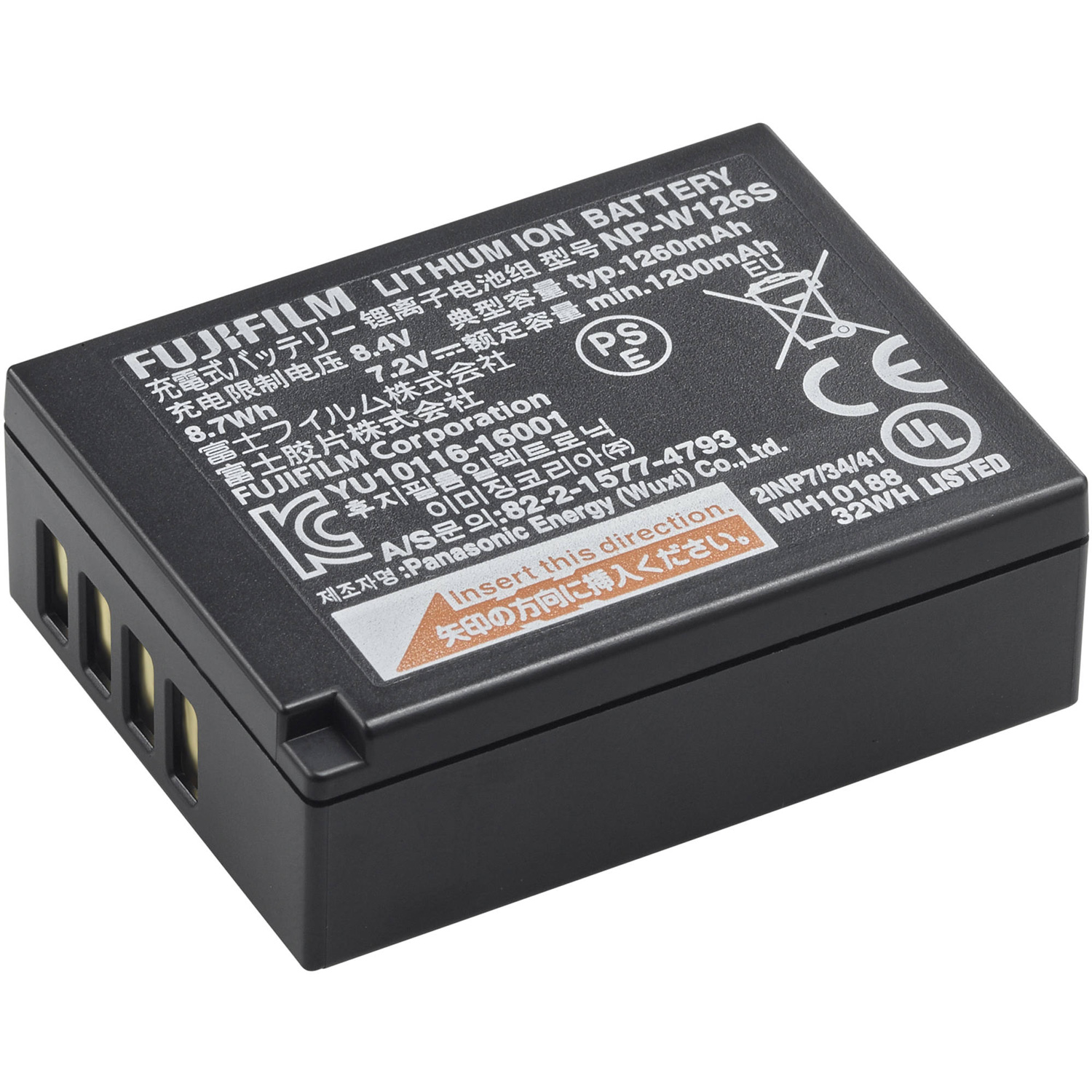 Fujifilm NP-W126S Lithium-Ion Battery Pack