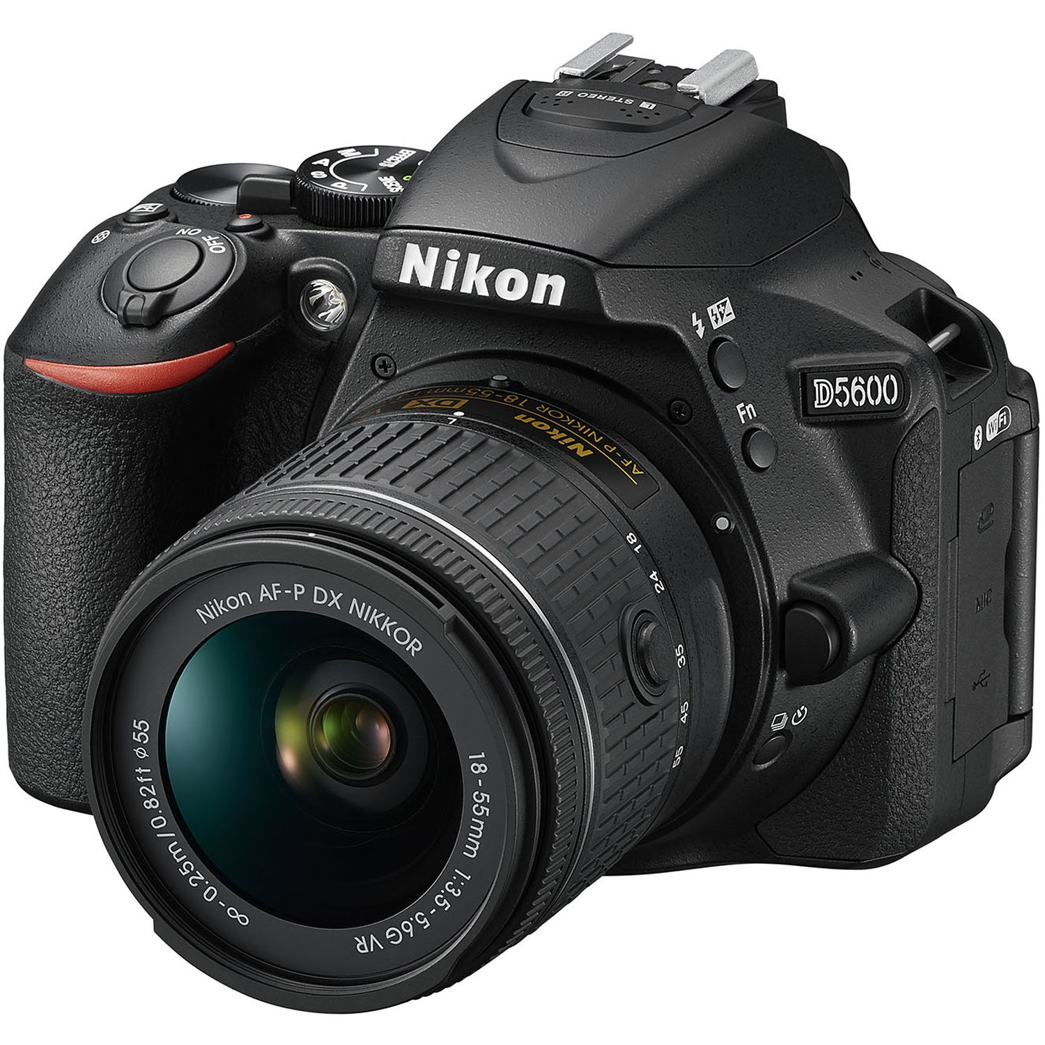 Nikon D5600: Với Nikon D5600, bạn sẽ khám phá ra một thế giới mới với nhiều khả năng sáng tạo. Máy được trang bị bộ xử lý EXPEED 4 giúp tái tạo màu sắc chân thực và chi tiết ảnh đẹp hơn bao giờ hết. Bộ cảm biến 24.2MP và độ nhạy sáng tối đa ISO 25600 cũng giúp bạn dễ dàng chụp ảnh ở các điều kiện ánh sáng thấp. 