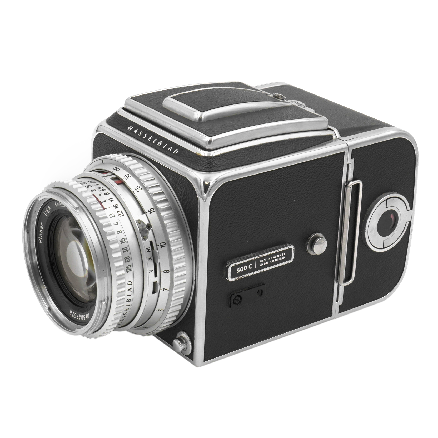 Hasselblad | 500c Medium Format body with 80mm and 12 Back Chrome