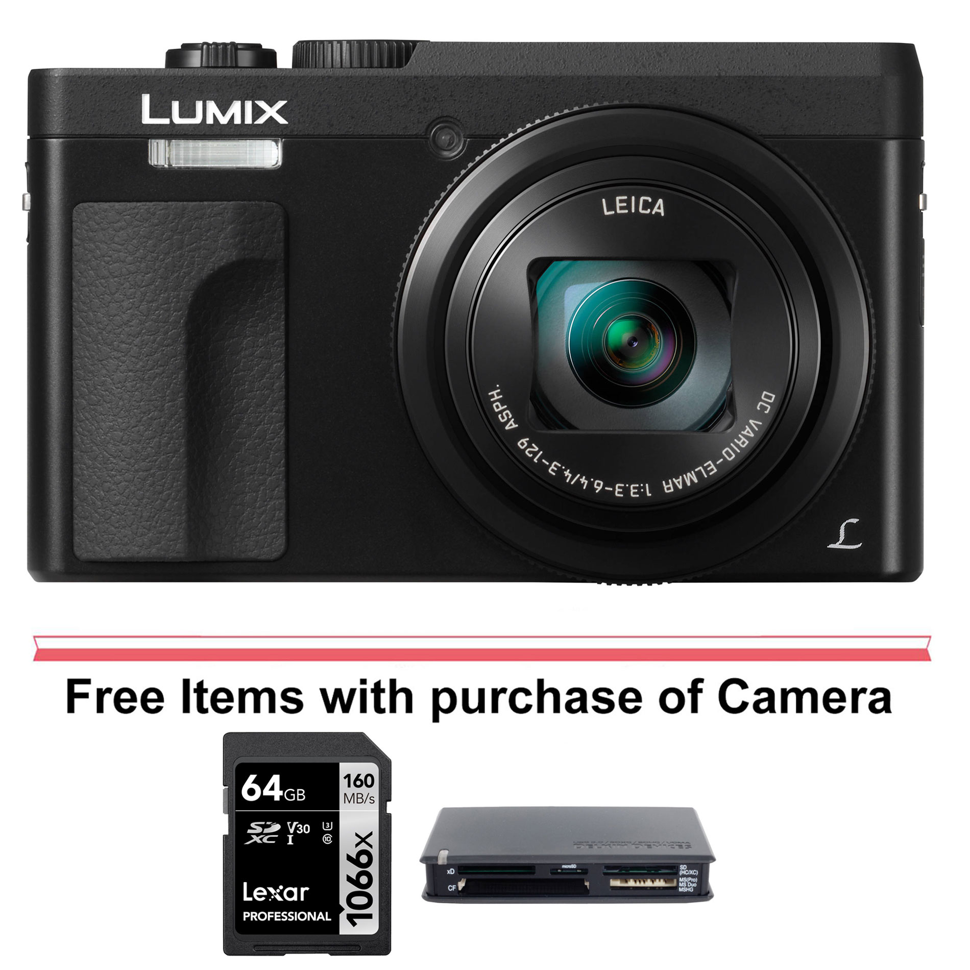 Panasonic LUMIX DC-ZS70 Digital Camera (Black)