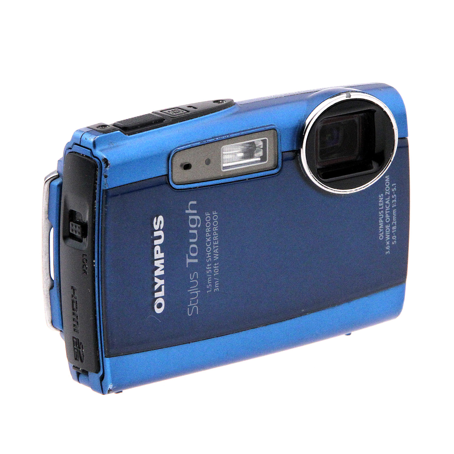 Olympus | Stylus Tough 3000 Digital Camera, Blue - Pre-Owned | 227615