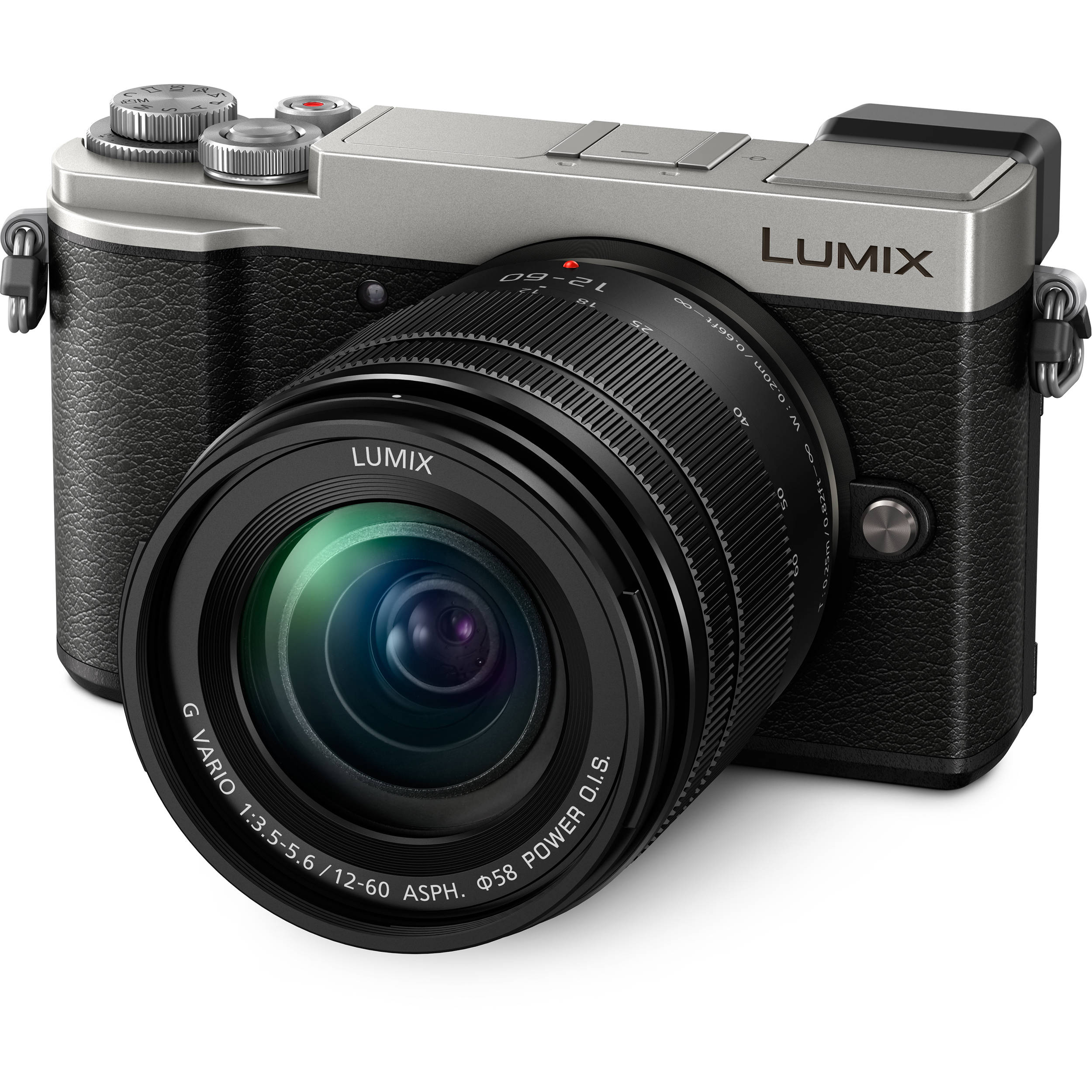 Vallen maatschappij zeker Panasonic Lumix DC-GX9 Mirrorless Micro Four Thirds Digital Camera with  12-60mm Lens (Silver)