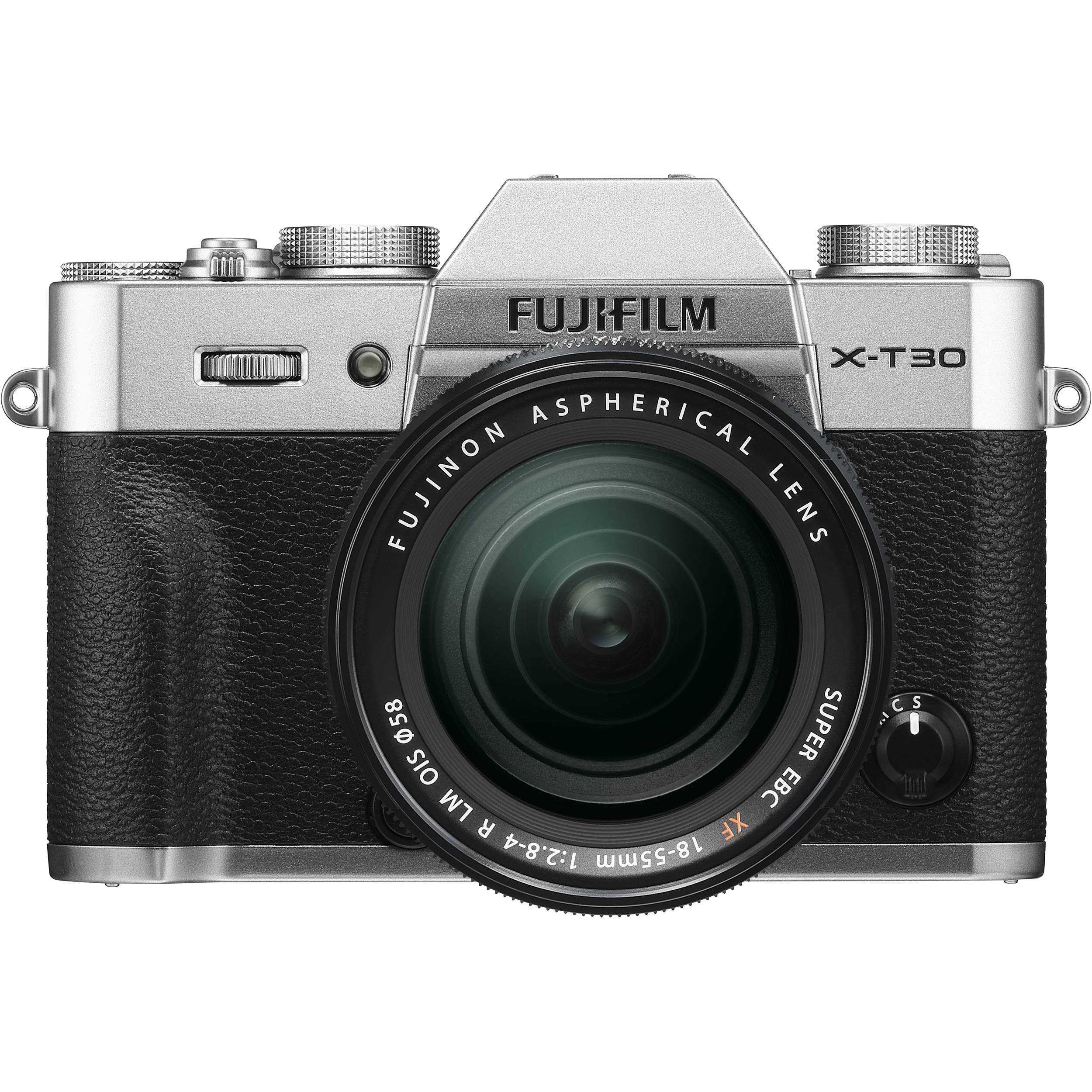 Fujifilm X-T30 Mirrorless Digital Camera with 18-55mm Lens (Silver)