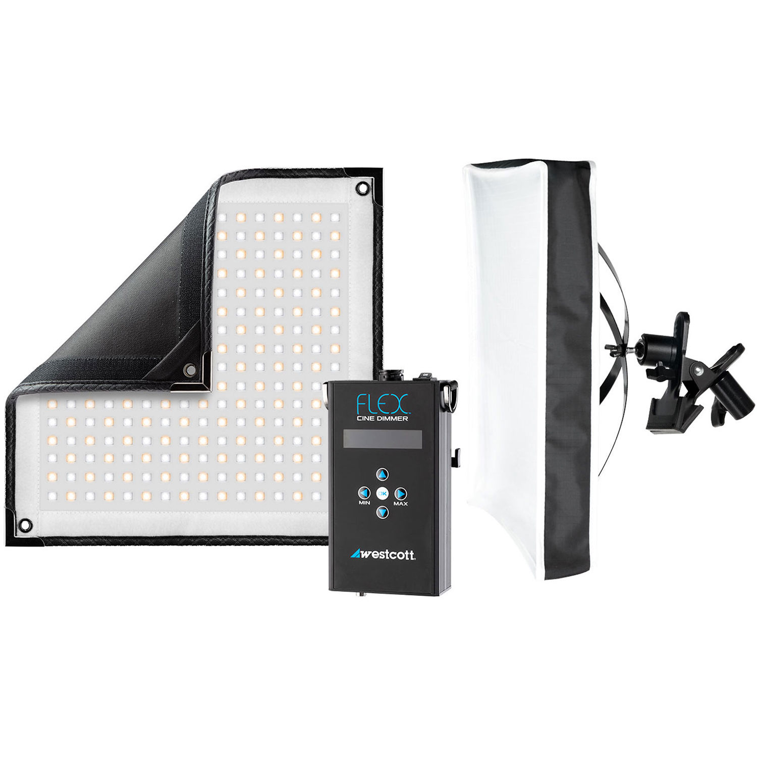 Westcott 1 x 1 ft. Flex Cine Bi-Color LED X-Bracket Kit