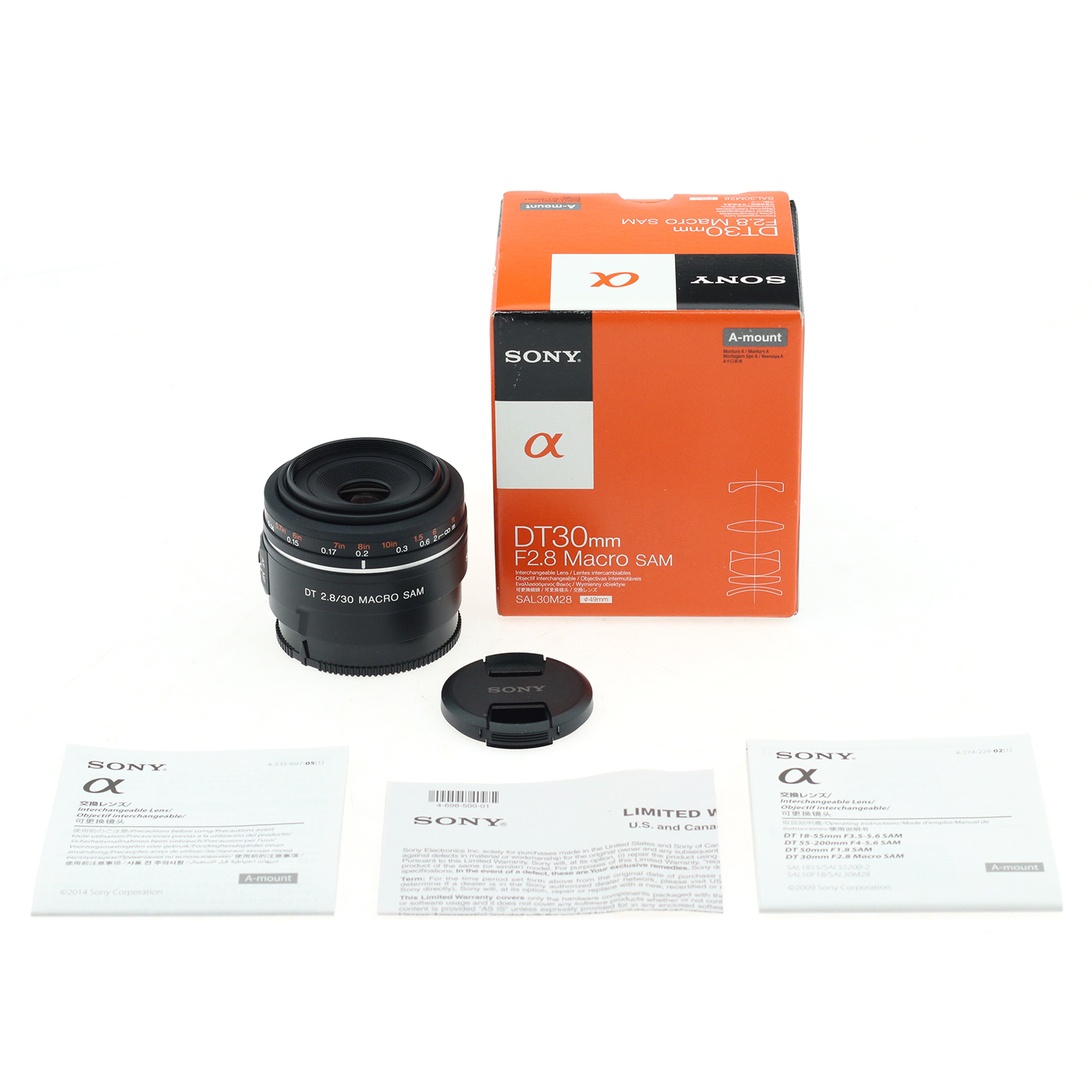 Sony | 30mm f/2.8 DT AF Macro Lens for Alpha & Minolta