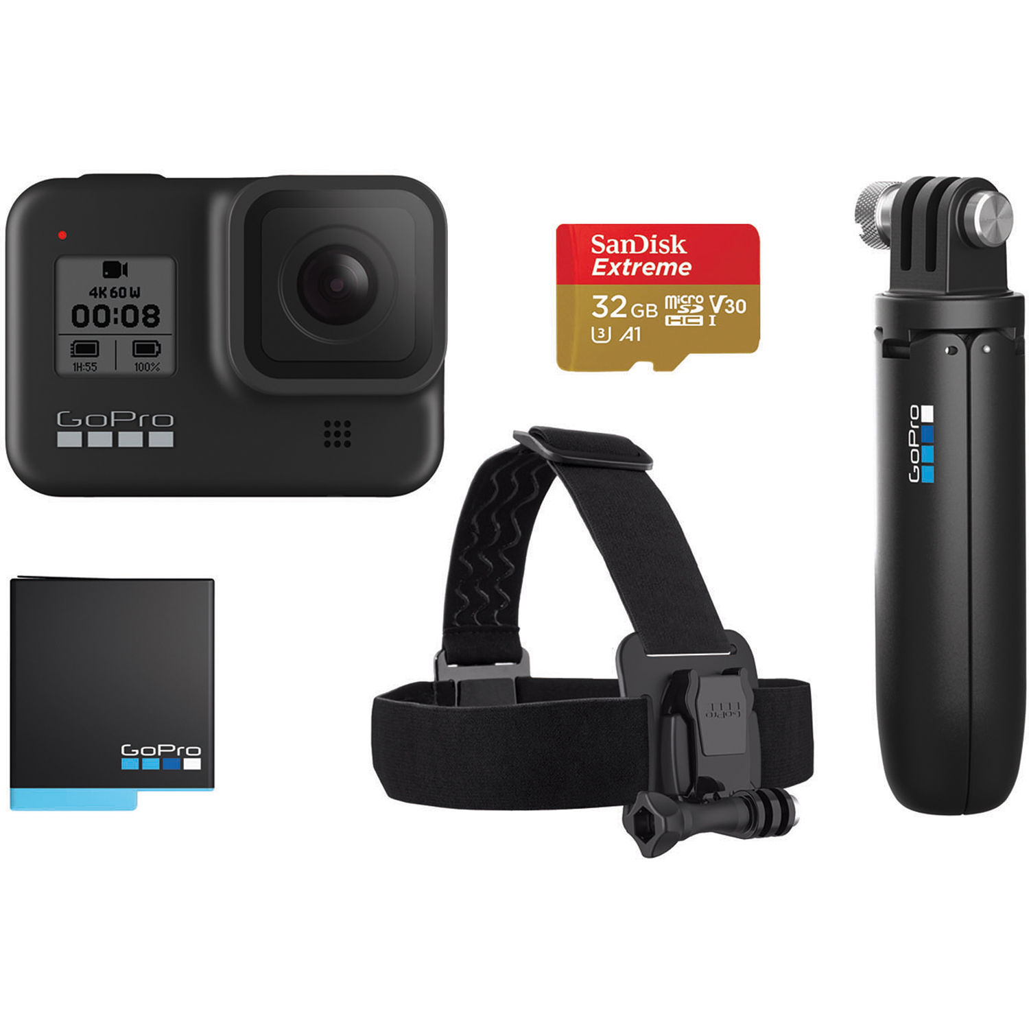 Gopro HERO8 Black 2019 Bundle