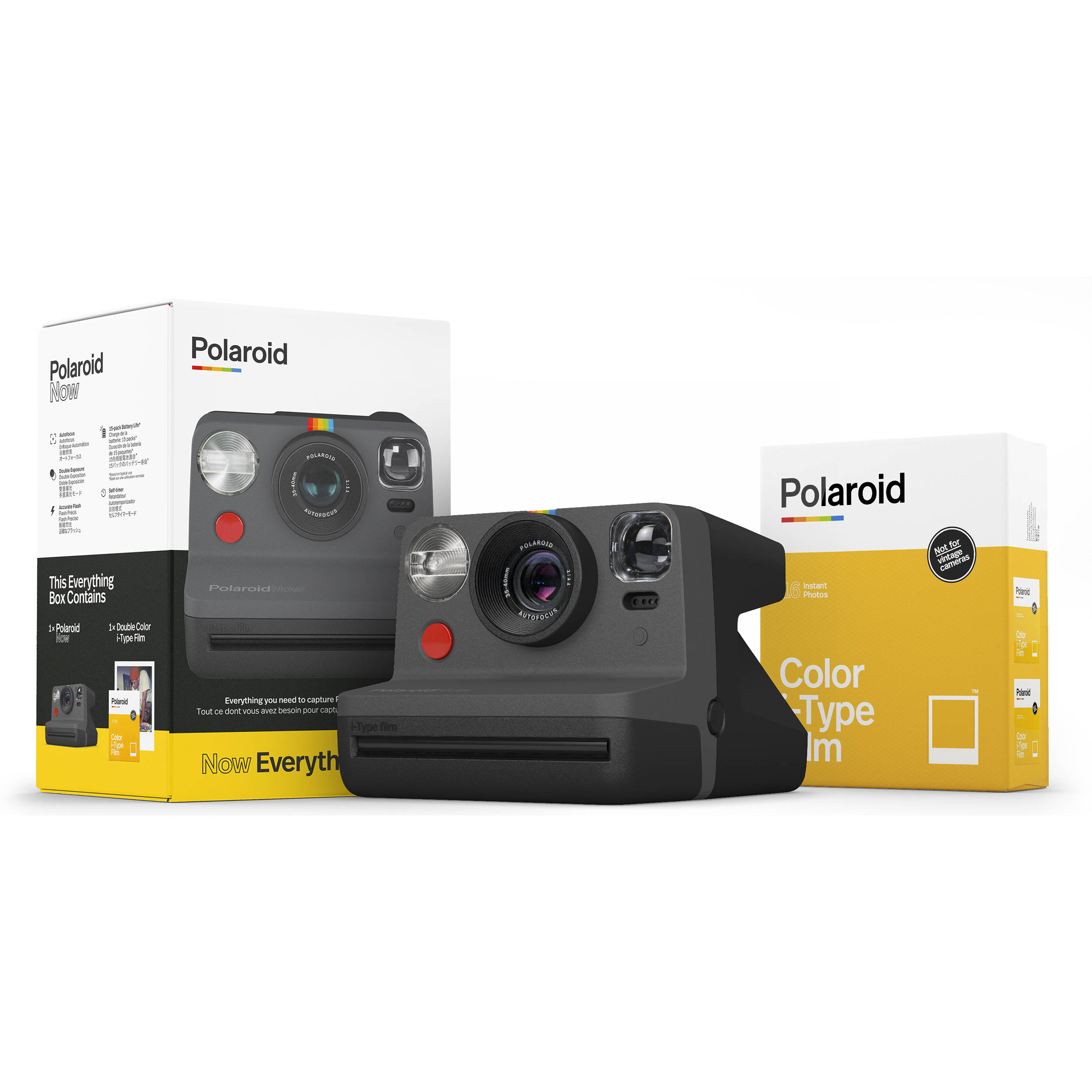 Polaroid now instant camera. Фотоаппарат Polaroid Now. Фотоаппарат моментальной печати Polaroid Now. Polaroid Now everything Box Black. Фотоаппарат мгновенной печати Polaroid Now, чёрный