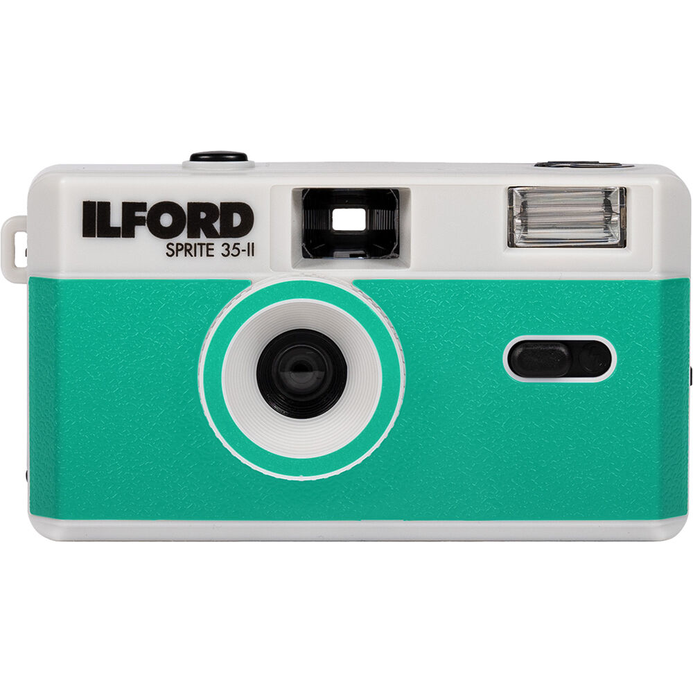 Ilford Sprite 35-II Film Camera (Silver & Teal)
