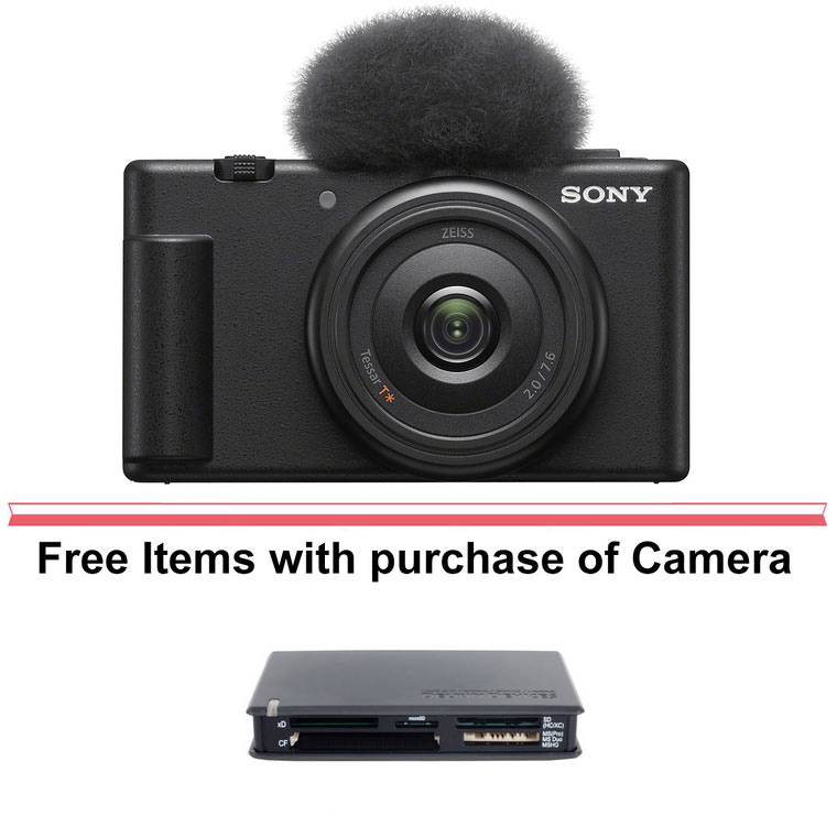 Sony ZV-1F Vlogging Camera (Black)