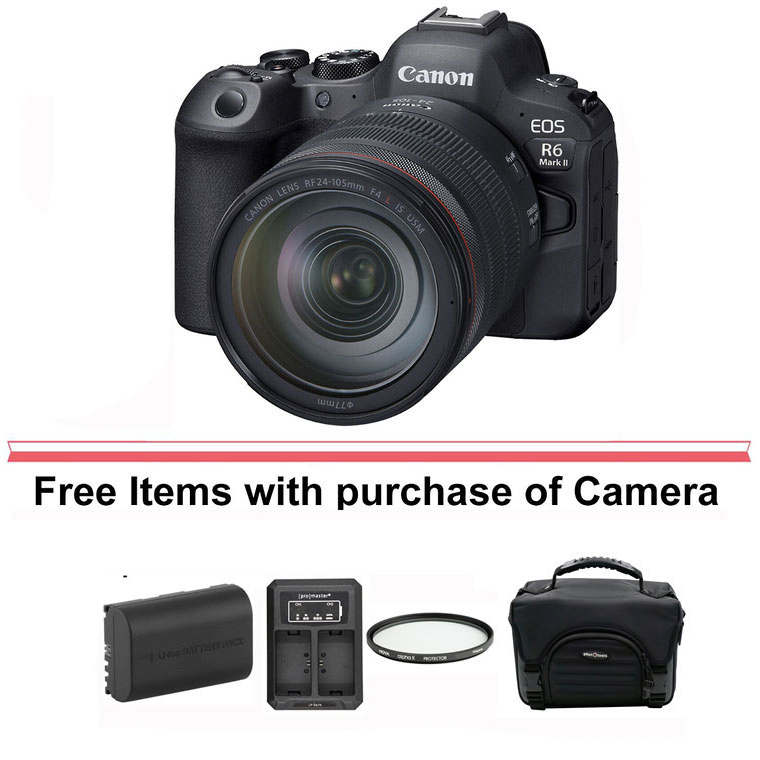 Canon EOS R6 Mark II with 24-105mm f/4 Lens | Samy's Camera