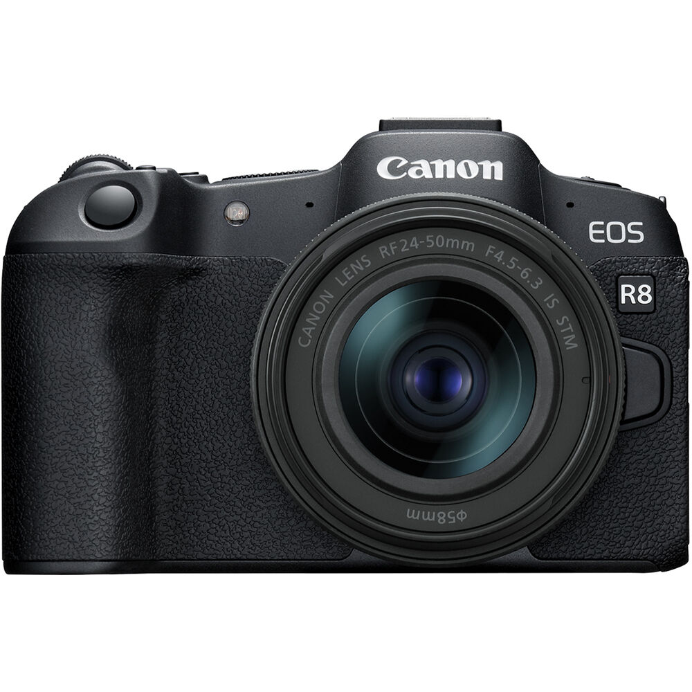 Canon R8 Camera with 24-50mm Lens