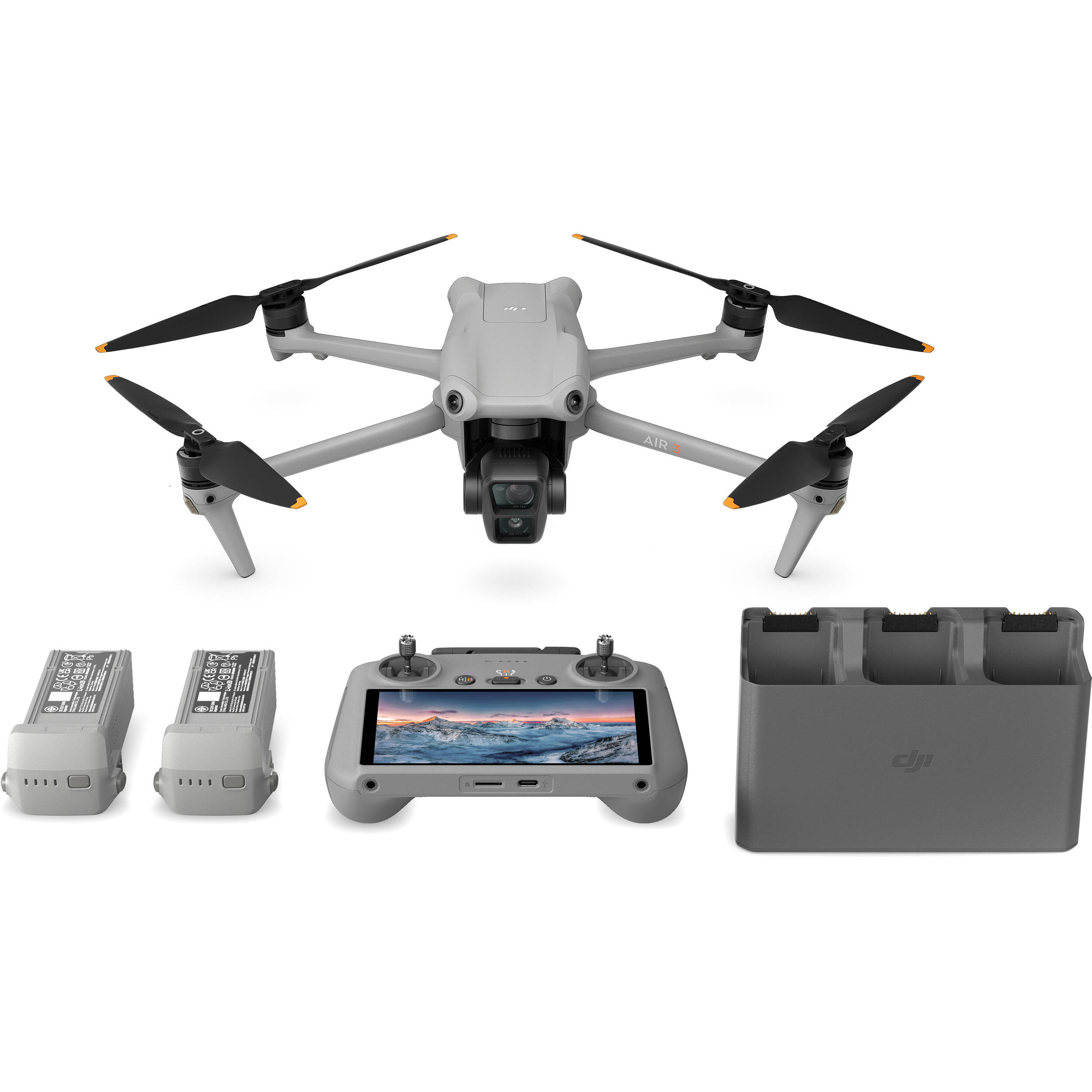 DJI Air 3 Drone Fly More Combo with RC 2 Remote Controller