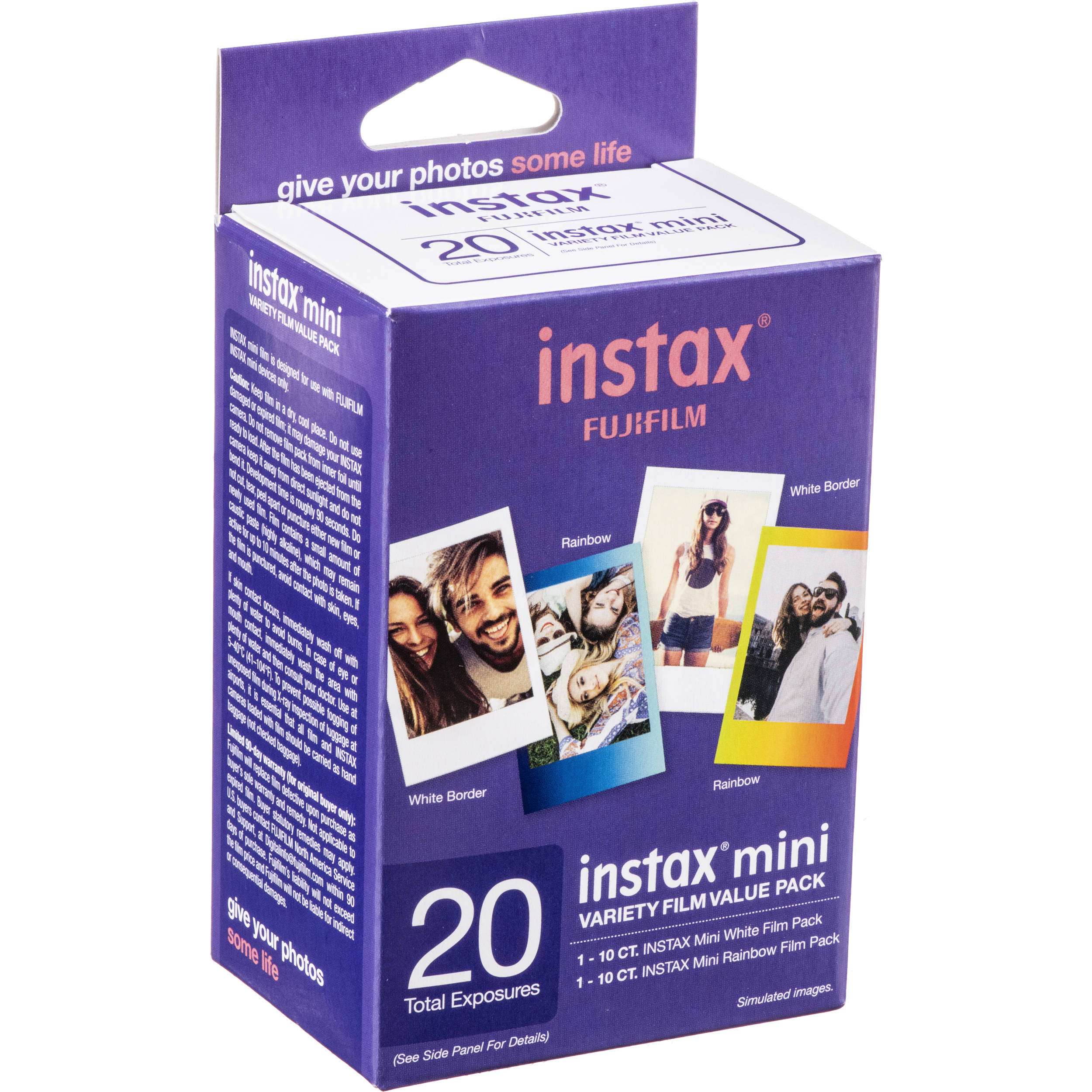 Fujifilm INSTAX Mini Instant Film Variety Value Pack (20 Exposures)