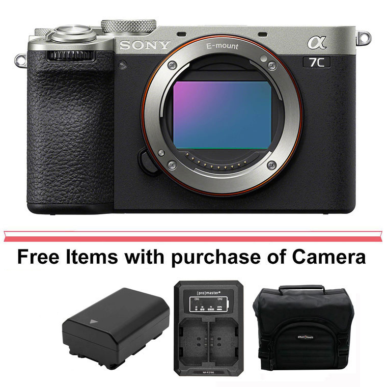 Sony Alpha a7C II Mirrorless Digital Camera Body (Silver)