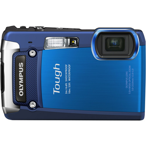 Olympus | Tough TG-820 Digital Waterproof Camera (Blue) - Pre