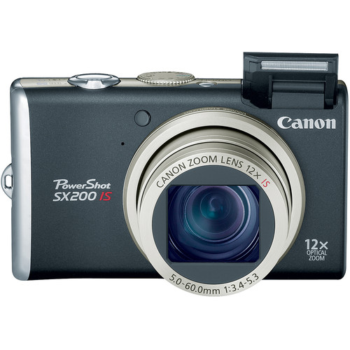 Canon | PowerShot SX200 IS Digital Camera (Black) - Pre-Owned | Used