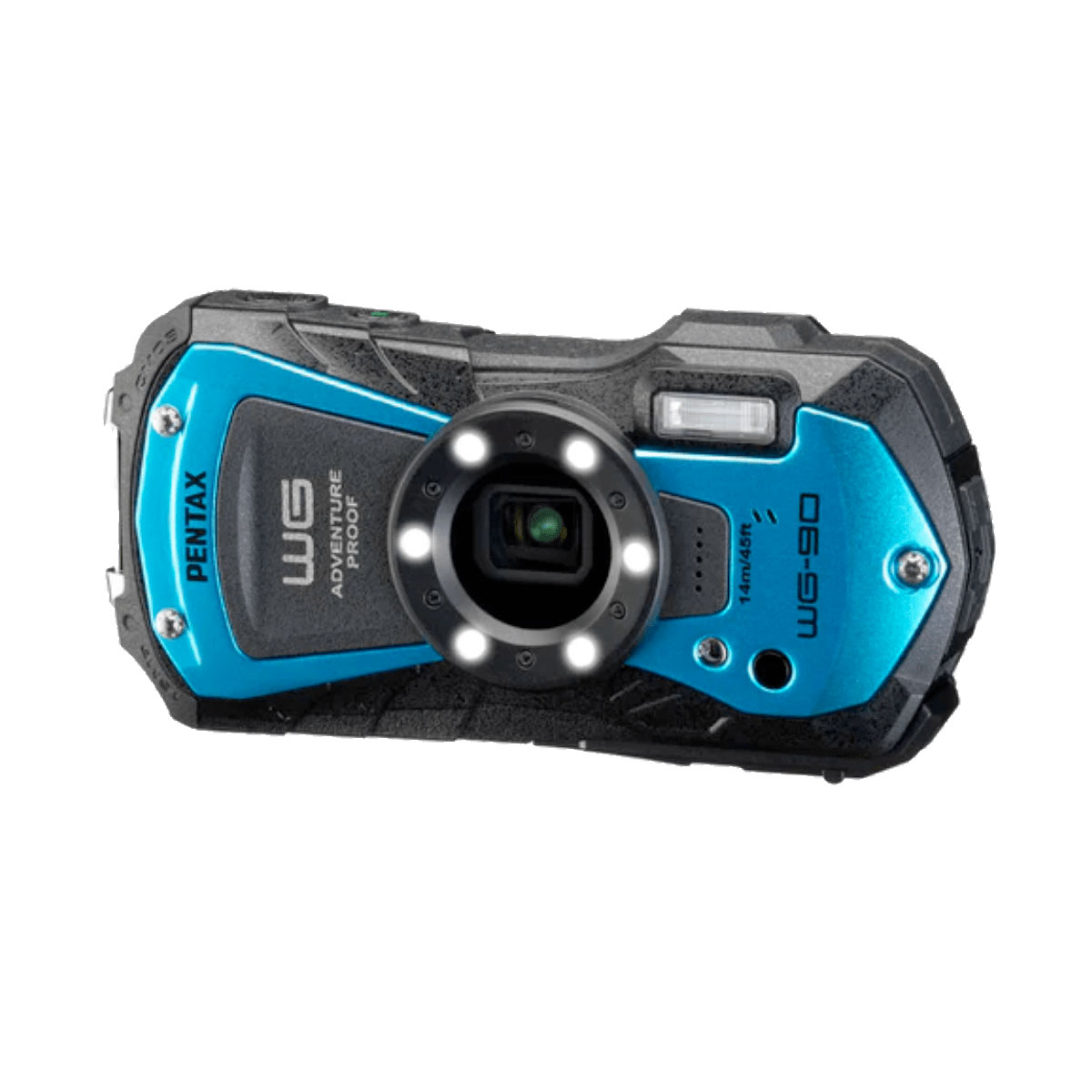 Pentax WG-90 Digital Camera (Blue)