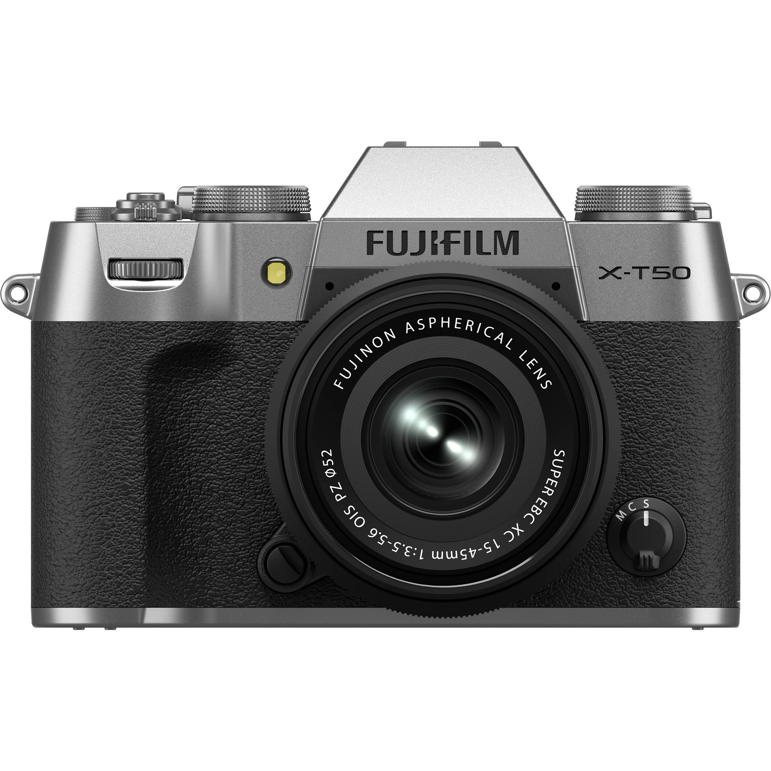 Fujifijlm X-T50 Mirrorless Camera with 15-45mm f/3.5-5.6 Lens (Silver)