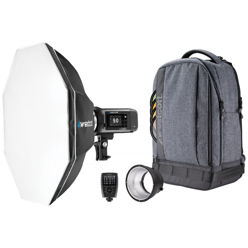 Westcott FJ400 II Strobe 1-Light Backpack Kit with FJ-X3 M Multi Westcott FJ400 II Strobe 1-Light Backpack Kit with FJ-X3 M Multi