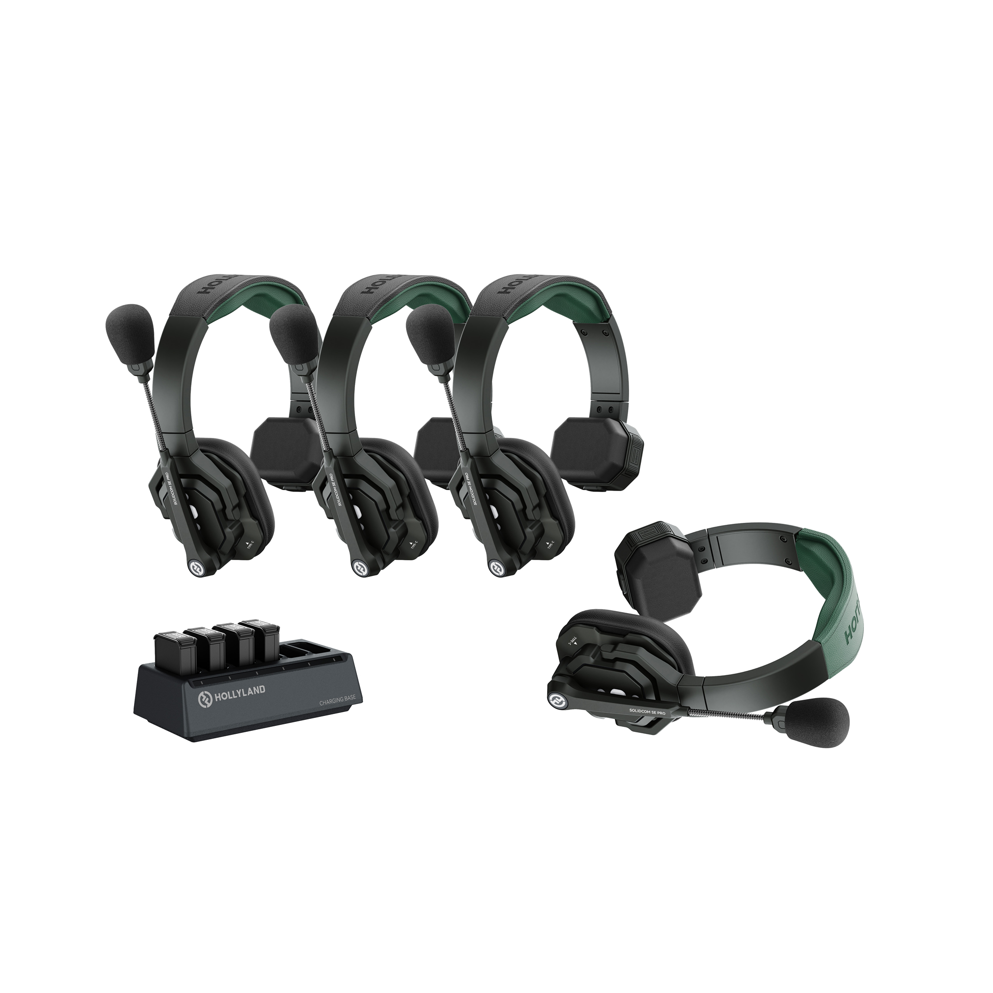 ８ch　Hollyland Solidcom SE Pro 4S Hollyland Solidcom SE Pro-4S 4-Person Noise Cancelling Headset