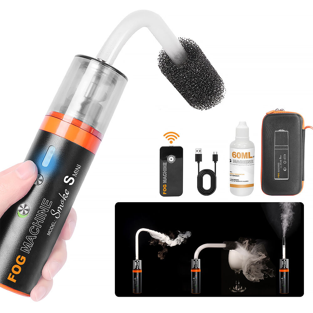 LENSGO FOG MACHINE スモークマシン コンパクト LENSGO Smoke S Mini All-in-One Handheld Fog Machine (15W)