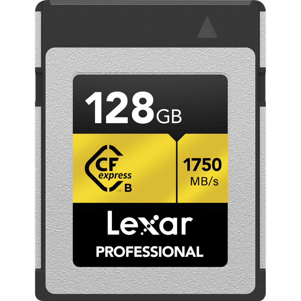 Lexar 128GB Professional GOLD Series CFexpress Type B Memory Card