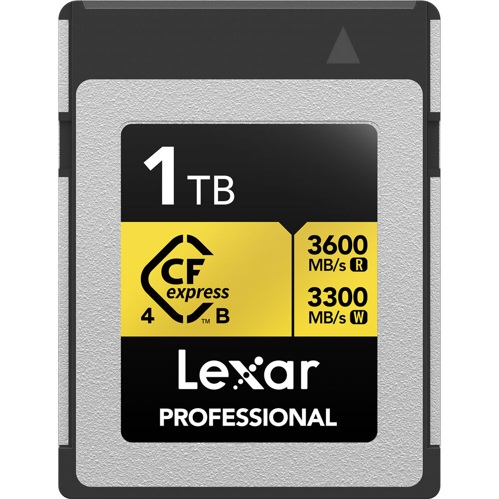 Lexar 1TB Professional GOLD Series CFexpress 4.0 Type B Memory Card