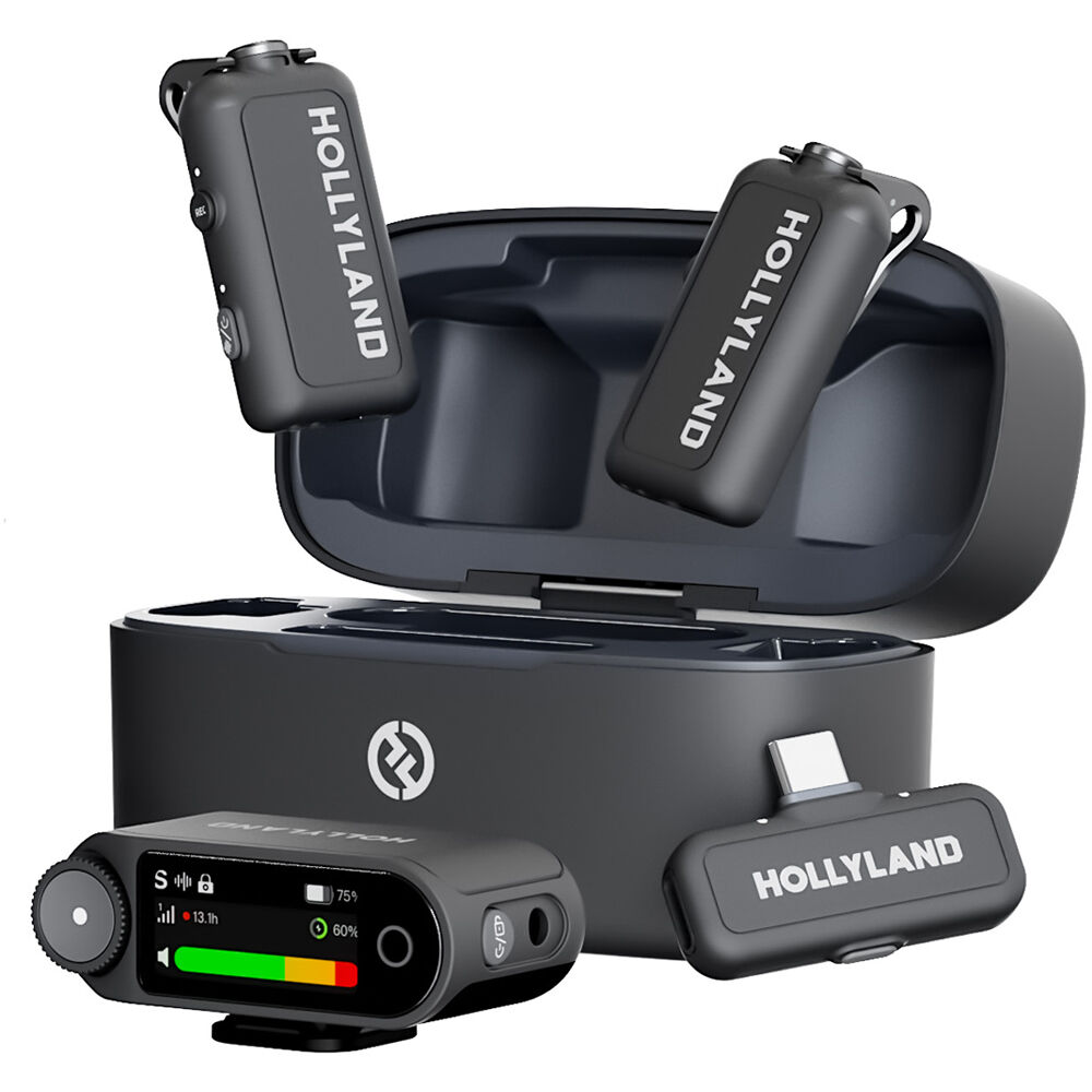 Hollyland LARK MAX 2[新品●未使用] LARK MAX 2 Combo 2-Person Wireless Microphone System for Cameras