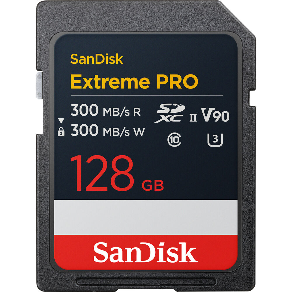 SANDISK Extreme PRO SDXC UHS-IIカード 128GB SanDisk 128GB Extreme PRO UHS-II SDXC Memory Card
