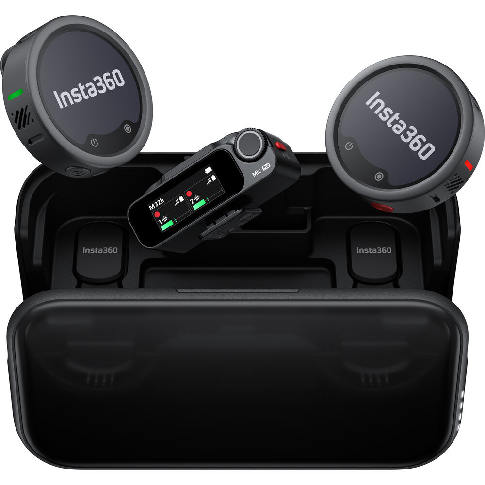 Insta360 Mic Pro 2-Person Wireless System (2.4 GHz)