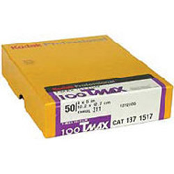 Kodak Professional T-MAX 100, TMX 4052 100 ASA Black & White Film, 4" x 5", 50 - 第 1/1 張圖片