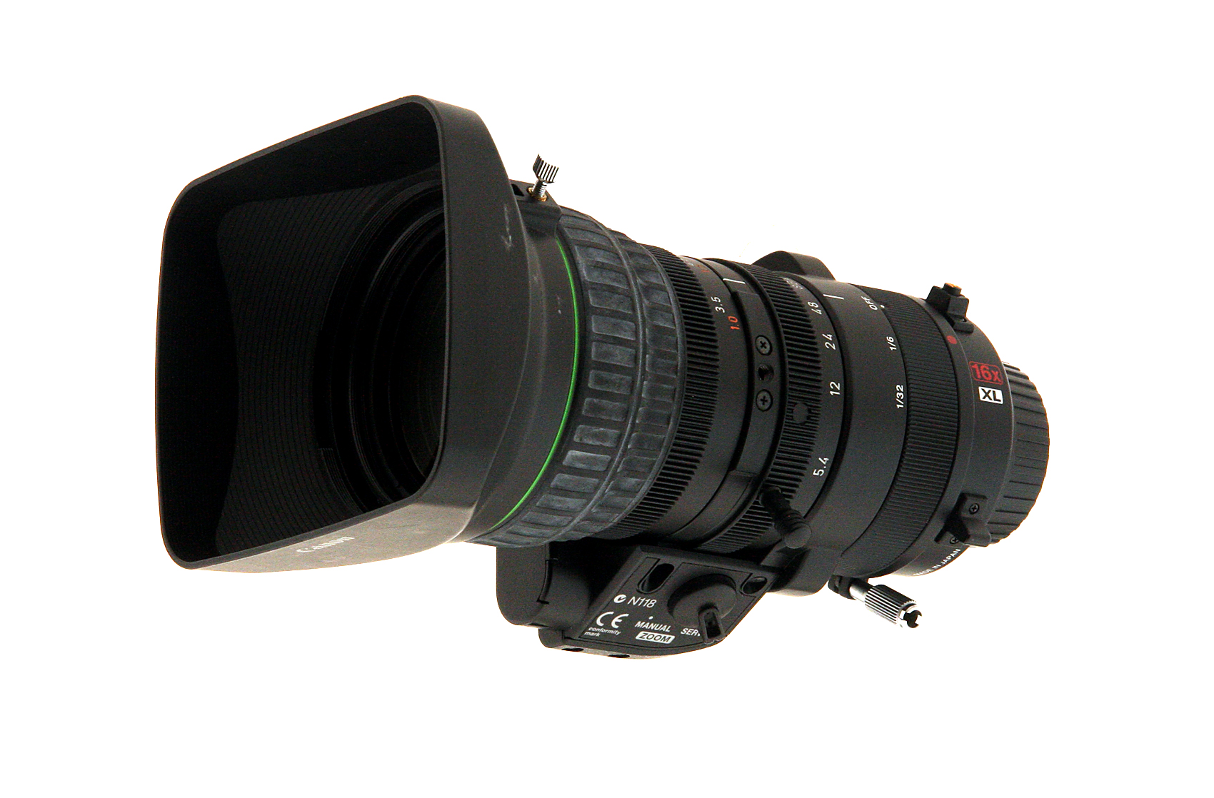 Canon | 5.4-86.4MM F/1.6 16X Zoom XL Mount Manual Video Lens (Used) | Used