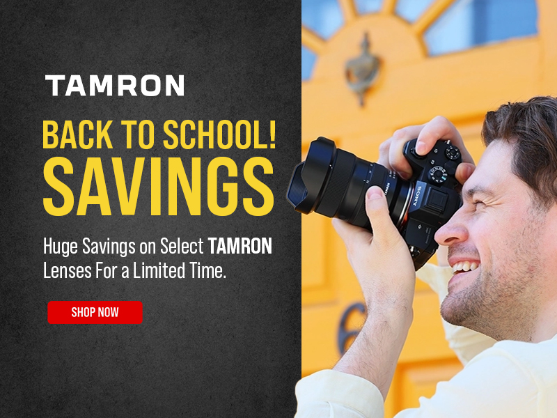 Tamron Back to School Savings