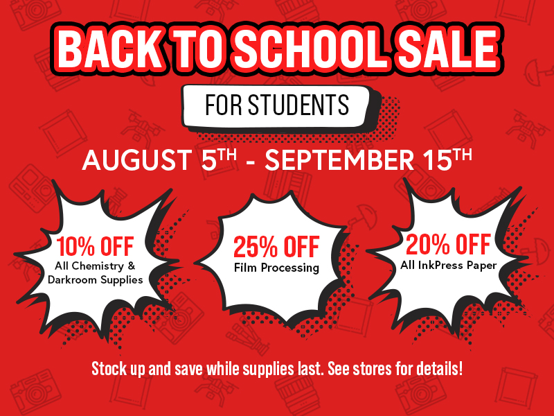 Back to school Sale