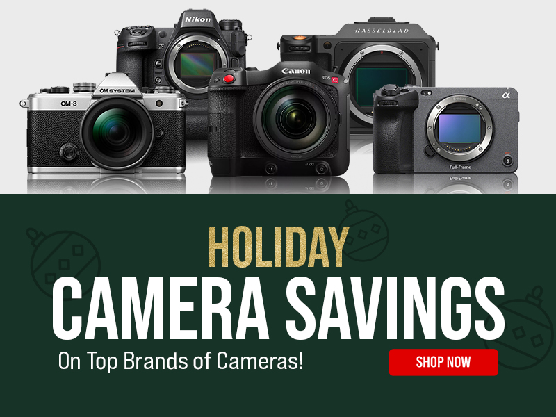 Holiday Savings cameras
