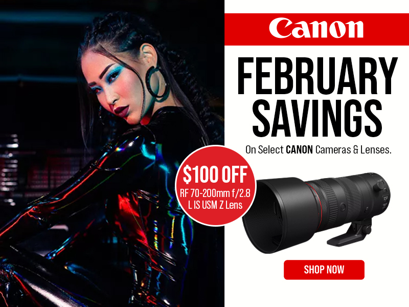 Canon February Savings