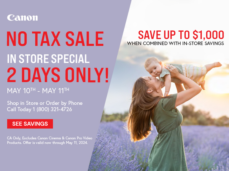 Canon - NO TAX IN STORE ONLY
