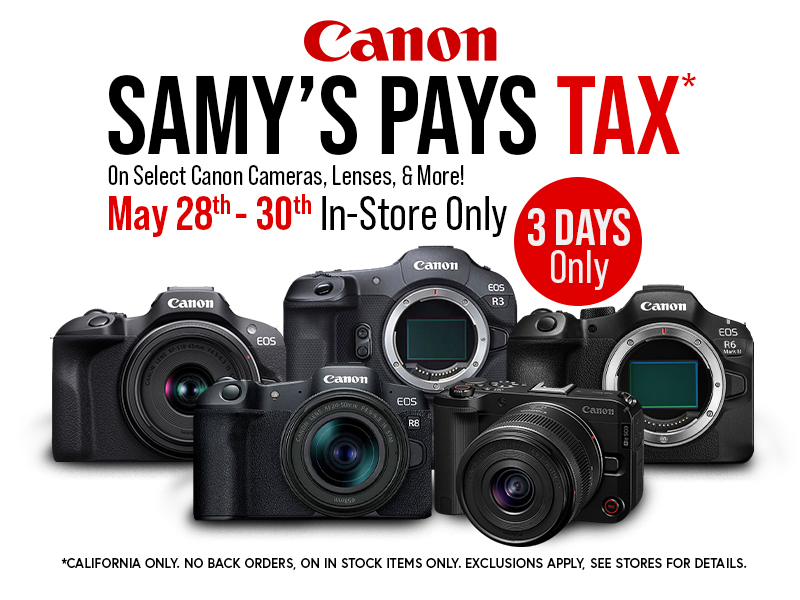 Canon No Tax Event