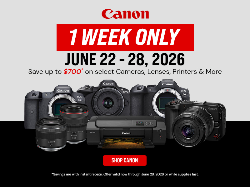 1 week Canon Promo
