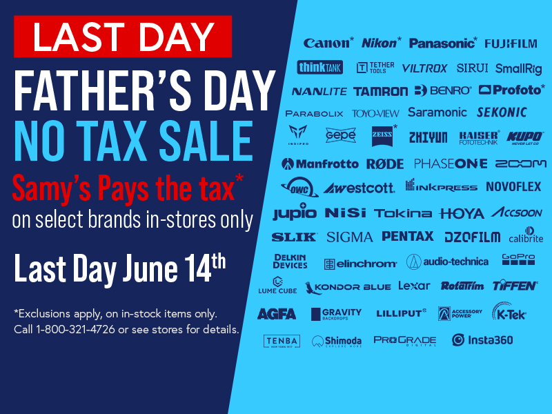 Last Day Fathers Day No Tax Sale