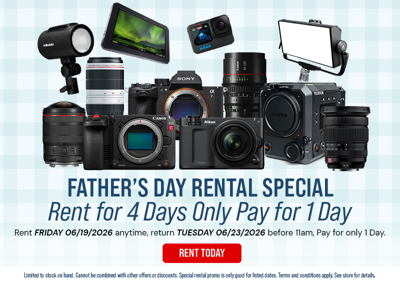 Fathers Day Rental Special