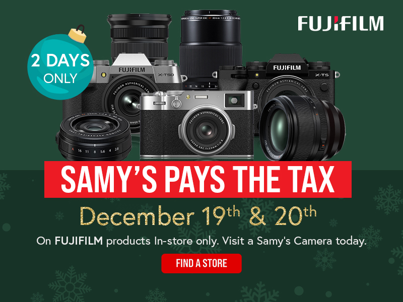 Samys Pays the Tax on Fujifilm