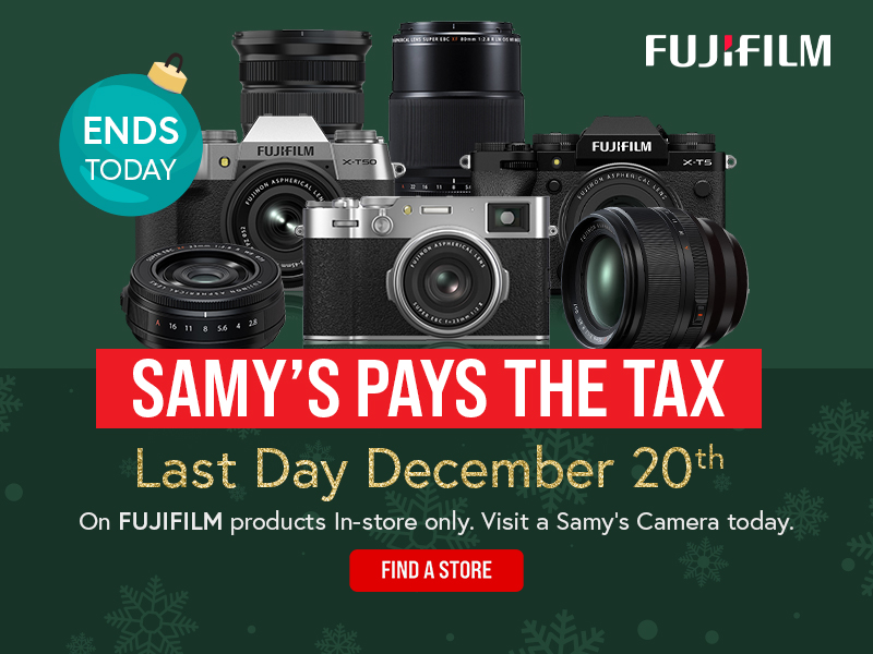 Samys Pays the Tax on Fujifilm