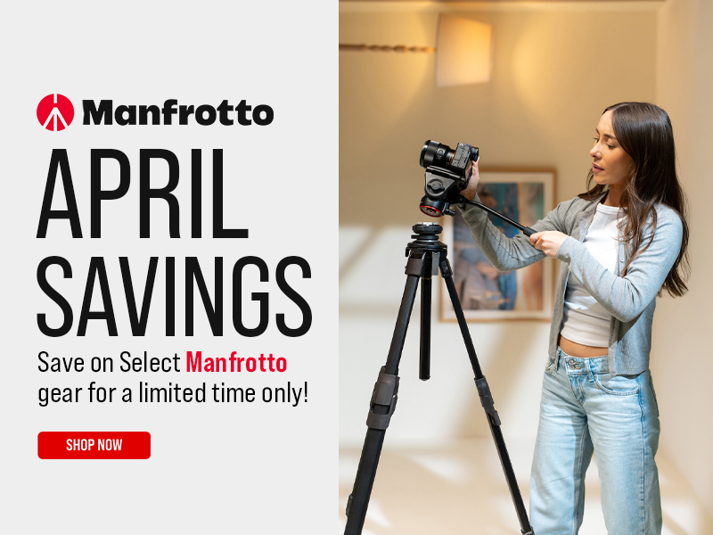 Manfrotto April Savings