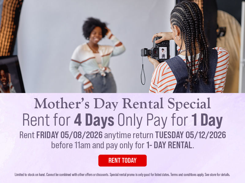 Mothers Day Rental Special