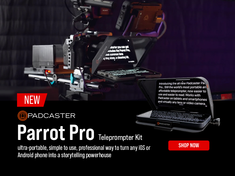 Padcaster Teleprompter kit
