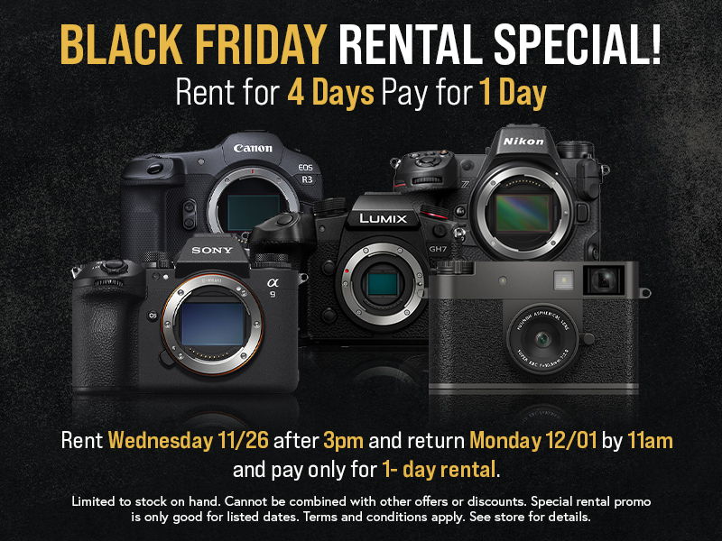 Black Friday Rental Special