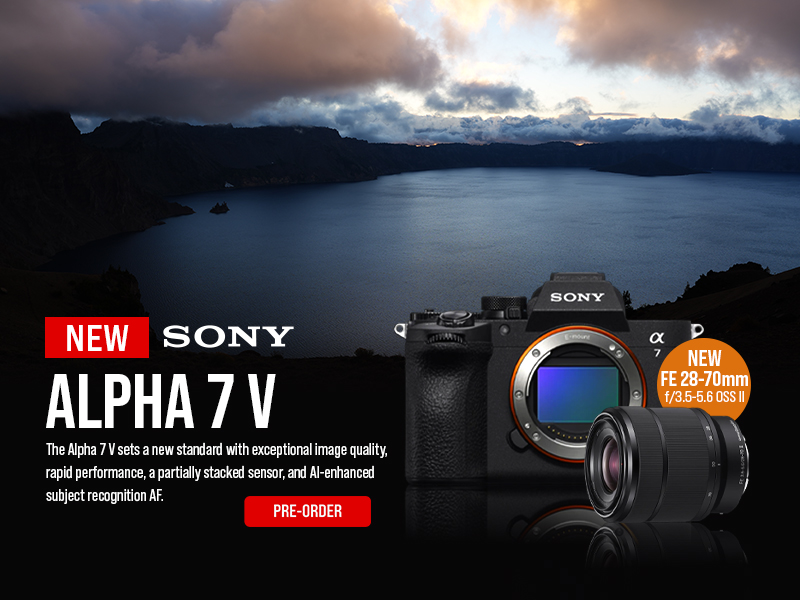 New Sony Alpha 7 V & Lens